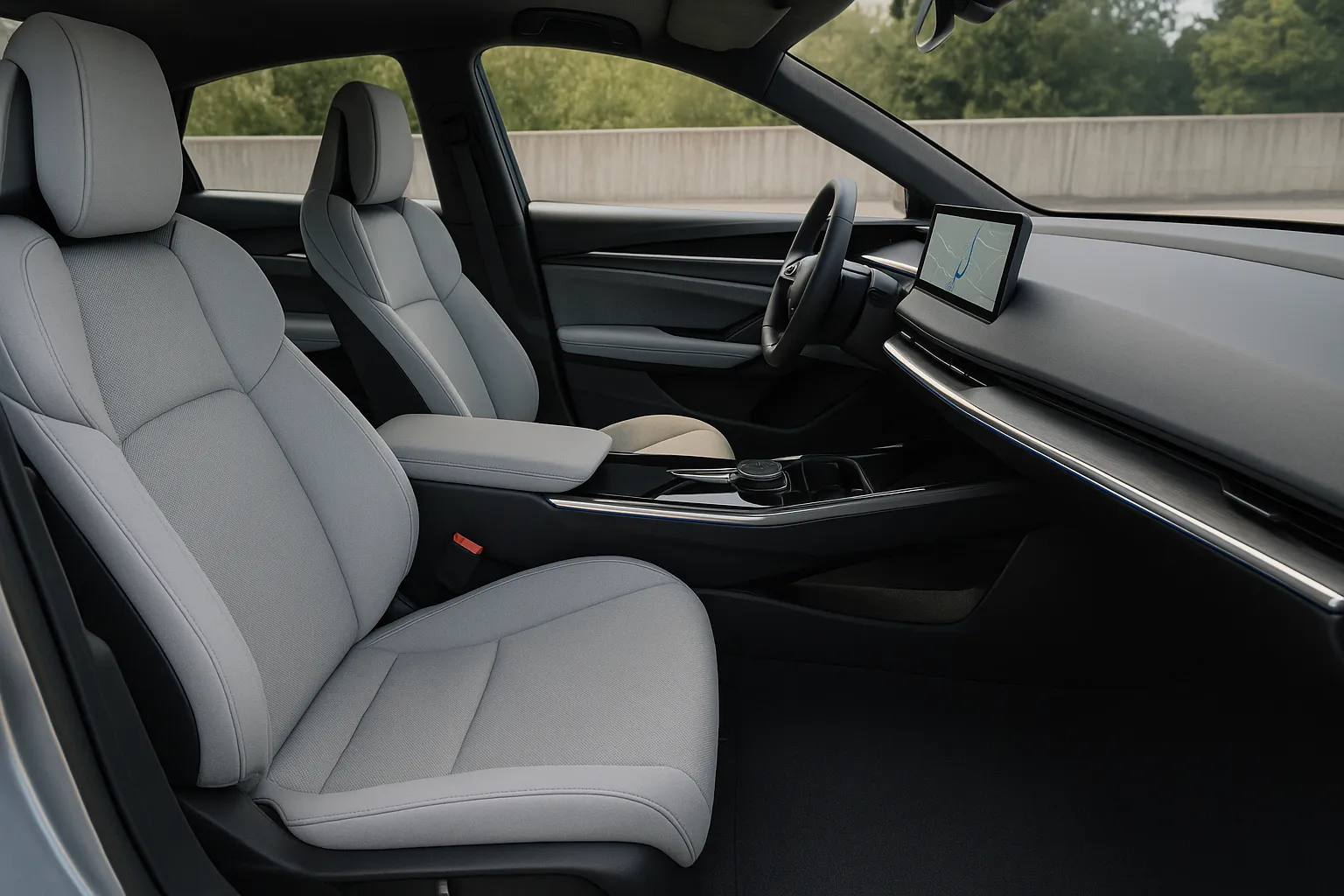 Acura NEXERA Vision concept shown in a studio with a low, athletic profile and futuristic lighting supporting image 1