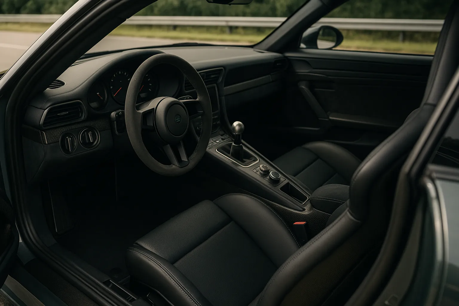 Ruf Ehra als breiter Sportwagen im 911-Stil auf einer Präsentationsfläche bei Tageslicht supporting image 2