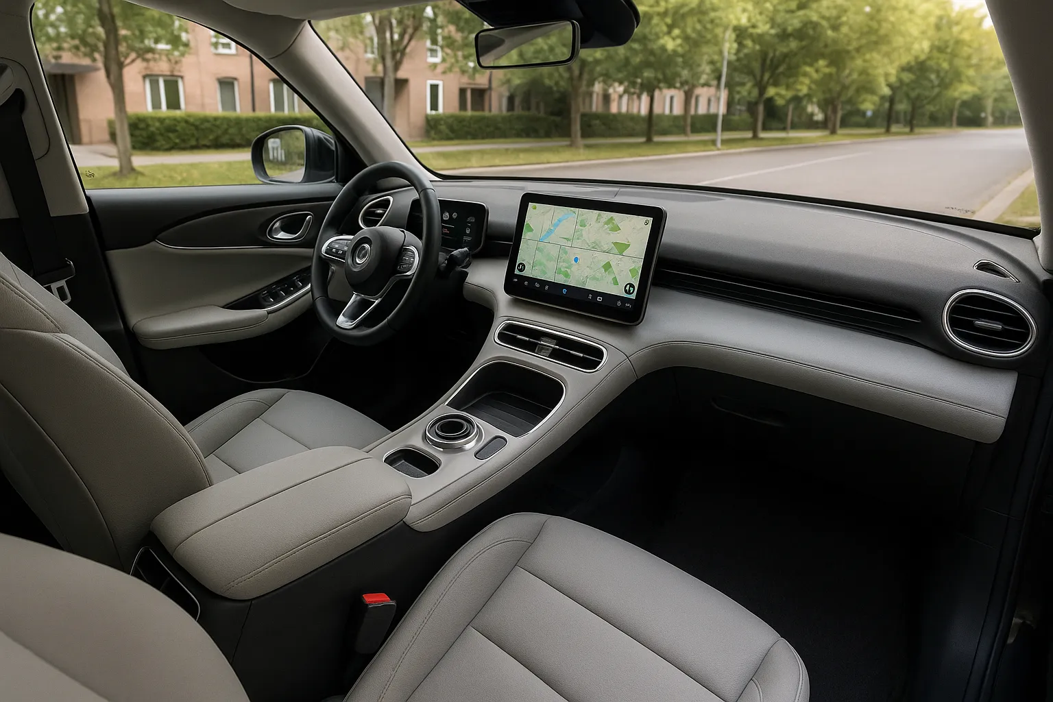 Updated Smart #1 electric crossover driving on a city road in China supporting image 1